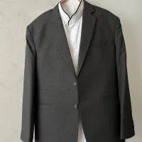 کت تک چهارخونه شیک + پیراهن یقه دیپلمات
