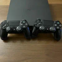 پلی استیشن PS4 با بازی داخل هارد یک دسته اورجینال