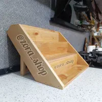 مکارتی شیشه ادویه استند|ظروف نگهدارنده، پلاستیکی، یک‌بارمصرف|قم, چهار مردان|دیوار