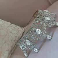 تاج و گوشواره ست عروس