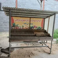 گاری میوه فروشی چرخ دار|فروشگاه و مغازه|شفت, |دیوار