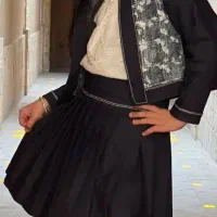 کت کراپ و دامن دخترانه