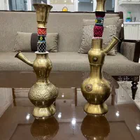 قلیون برنج کلکسیونی|کلکسیون اشیاء عتیقه|ری, ظهیرآباد|دیوار