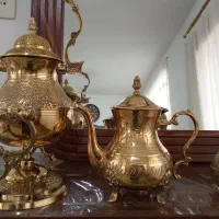 بطری برنز و کالسکه برنز وارداتی|صنایع دستی و سایر لوازم تزئینی|ملایر, |دیوار