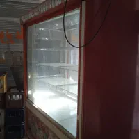 قفسه یخچال ایستاده اقلام غیرخوراکی درمغازه