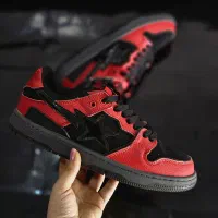 کتونی BAPE مشکی قرمز