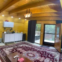 کلبه سوییسی جکوزی دار کنار رودخانه بابلکنار لفور|اجارهٔ کوتاهمدت ویلا و باغ|مرزیکلا, |دیوار