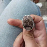 انگشتر شجر دست ساز (نقره کوب) استاد هیمن سقز|جواهرات|سقز, |دیوار