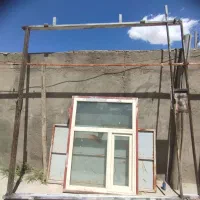 درب آهنی وپنجره دوجداره