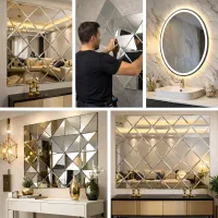 نصب تخصصی آینه دکوراتیو