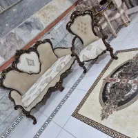 مبل کلاسیک افسون ۹نفره با پارچه/ /مخمل//|مبلمان خانگی و میز عسلی|تبریز, |دیوار