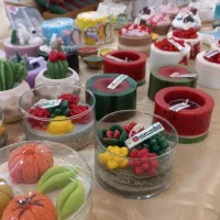 فروش انواع شمع دکوری و تزیینی|صنایع دستی و سایر لوازم تزئینی|فومن, |دیوار