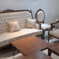 مبل استیل ۸ نفره، متنوع و بادوام|مبلمان خانگی و میز عسلی|تربت جام, والفجر|دیوار