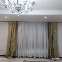 دو عدد والان مخمل طرح دار|پرده، رانر، رومیزی|گلستان (تهران), |دیوار