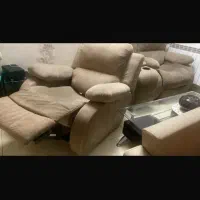 مبلمان ریلکسی باز شو ۴ نفره و میز وسط ترک|مبلمان خانگی و میز عسلی|شیراز, فرهنگ شهر|دیوار