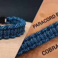 دستبند پاراکورد سگک دار مدل کبرا (دارای رنگبندی)