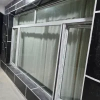 پنجره بزرک دوجداره در حدنو