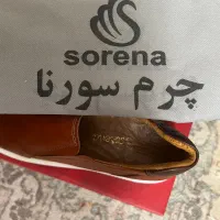 کفش طبی چرم اصل دور دوخت
