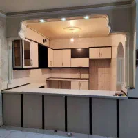 کابینت MDF ام دی اف و فلزی در چوبی و سینگ و شیر|مصالح و تجهیزات ساختمان|تهران, امامت|دیوار