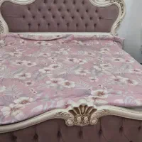 تخت خواب ام دی اف با تشک فول ارتپدیگ رویال|تخت و سرویس خواب|قم, باجک دو|دیوار