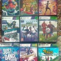 کینکت و 10عدد CD بازی|کنسول، بازی ویدئویی و آنلاین|زنجان, |دیوار