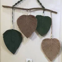 دیوار کوب مکرومه