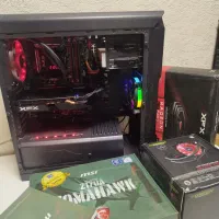 کیس گیمینگ z170 + 7700k + rx580 8G دارای ضمانت|رایانه رومیزی|تهران, شیخ هادی|دیوار