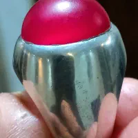 انگشتر عقیق یمنی ممی سعادت یاقوت کهنه برلیان