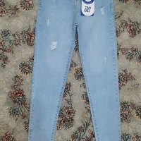 شلوار جین jeanolee زنانه/توپ بیسبال