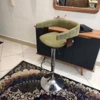 ۳ عدد صندلی اپن پارچه تدی جکدار چوبی