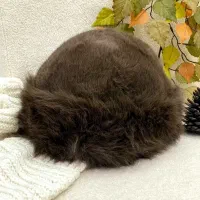 کلاه خز روسی رنگ قهوه ‌ای