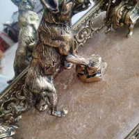 روباه برنز سیاه قلم دکوری