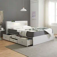 تخت خواب دونفره مدل HB432