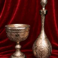 تنگ و جام مسی قلمدار(خرید فروش تعویض) عضو کانالشو