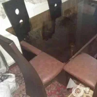 میز غذا خوری شش نفره نو نو