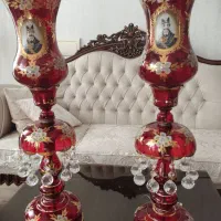 یک جفت شمعدان شاه عباسی سایز بزرگ|صنایع دستی و سایر لوازم تزئینی|هشترود, |دیوار