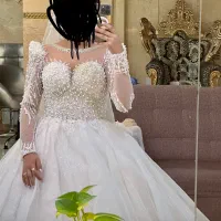 لباس عروس. مدل عربی. کار شده