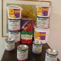 ۹ عدد رنگ سفید سحر مات و براق و نیم براق ۴ کیلویی|مصالح و تجهیزات ساختمان|تهران, فلسطین (میدان انقلاب)|دیوار