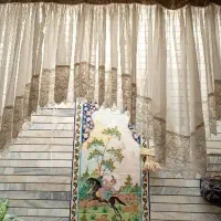 پرده ی کوتاه حریر