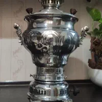 سماور دقت اصل قدیمی جنس برنج