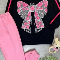 بلوزشلوارپاپیون دخترانه