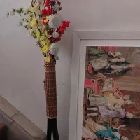 تابلو زیباوگلدان وگل|تابلو، نقاشی، عکس|بیجار, |دیوار