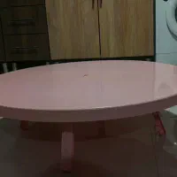 میز گرد پلاستیکی قطر ۱ تاشو