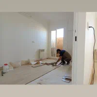 نصب کاغذ دیواری نصب کفپوش وپارکت نصب بلوک شیشه ای
