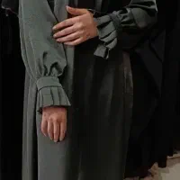 عبا مانتو ساحلی مانتو بلند رنگی
