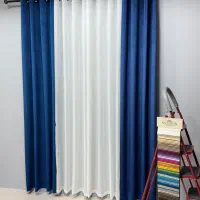 پرده آماده پرده پانچ پرده مینیمال|پرده، رانر، رومیزی|تهران, عبدل‌آباد|دیوار