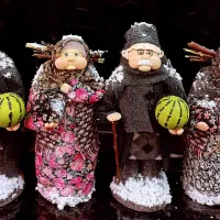 گیفت یلدا (ننه سرما،آدم برفی )|صنایع دستی و سایر لوازم تزئینی|تبریز, |دیوار