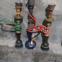 سه عدد قلیان|صنایع دستی و سایر لوازم تزئینی|سراب, |دیوار