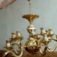 لوسترطلایی سلطنتی ۱۵شعله