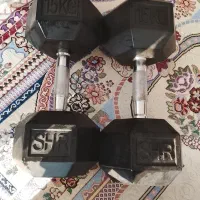 دمبل 15کیلویی نو